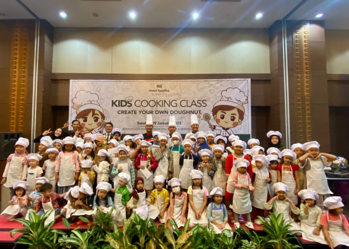 Latih Bakat dan Kreativitas Anak, Hotel Santika Bengkulu Kembali Tawarkan Kids Cooking Class