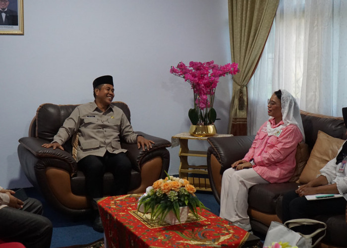 Diskusi Soal Penyelenggaraan Haji di Bengkulu, Senator Destita Sambangi Kanwi Kemenag 