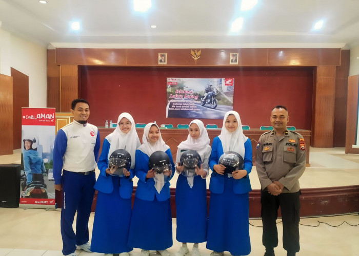 Astra Motor Bengkulu dan Polresta Bengkulu Kampanye di SMKS 16 Kota Bengkulu, Edukasi Keselamatan Berkendara