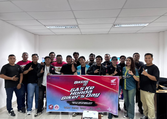 Menuju Honda Bikers Day 2026, Astra Motor Bengkulu Beri Pengarahan kepada Komunitas Honda