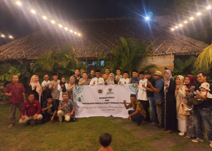 Bukber Terakhir Kepengurusan Marsal Abadi, PWI Bengkulu Gandeng Baznas Santuni Kaum Duafa