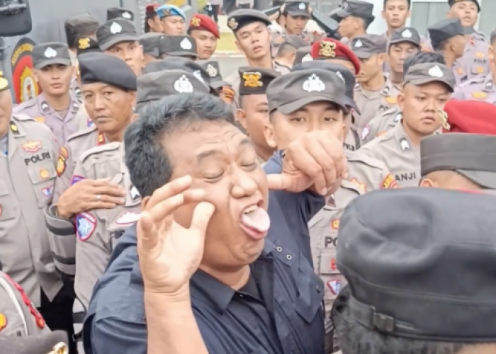 Video Polisi Diduga Julurkan Lidah ke Massa Aksi Hari Tani Viral, Ini Respons Polda Bengkulu