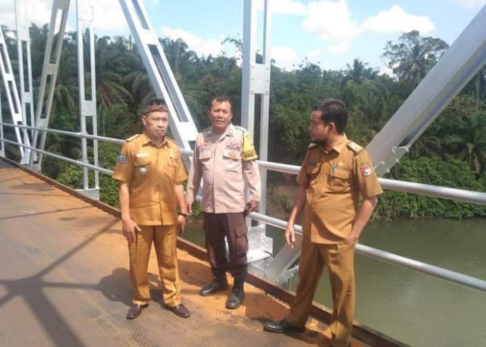 Pembangunan Jembatan SP10 - Lubuk Sanai Tuntas, Pemkab Mukomuko Ajak Rawat Bersama