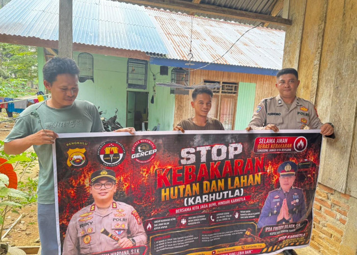Antisipasi Karhutla, Polres Mukomuko Langsung Terjunkan Tim Verifikasi