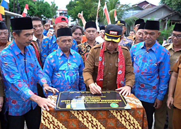 Walikota Bengkulu Resmikan Jembatan Anak Sungai Lagan, Solusi Pengendalian Banjir di Pekan Sabtu