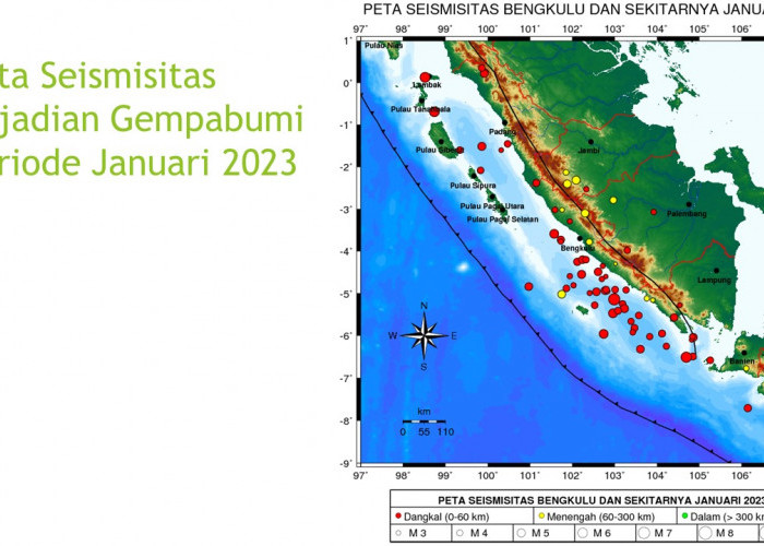 Bengkulu Diguncang Gempa 78 Kali Selama Januari 2023, Ini yang Terbesar