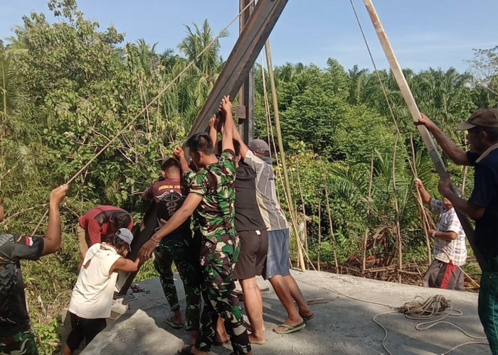 Jembatan Gantung Perintis Garuda Jadi Harapan Baru Warga Cahaya Batin