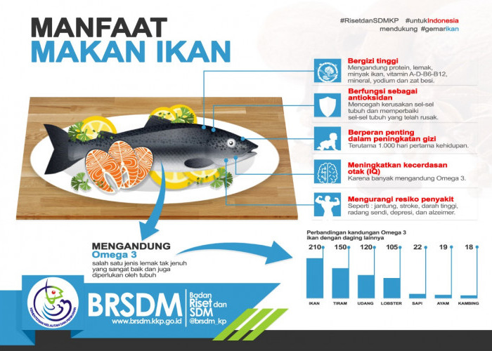 Ini Manfaat Konsumsi Ikan