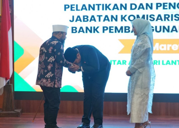 Gubernur Helmi Hasan Lantik Anak Wagub Mian, Andaru Pranata Jadi Komisaris Bank Bengkulu