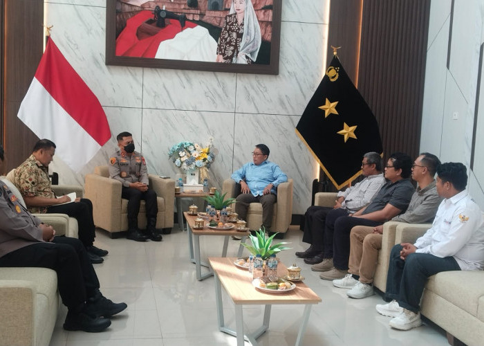 PWI Provinsi Bengkulu Silaturahmi dengan Kapolda, Perkuat Sinergi Informasi untuk Pembangunan