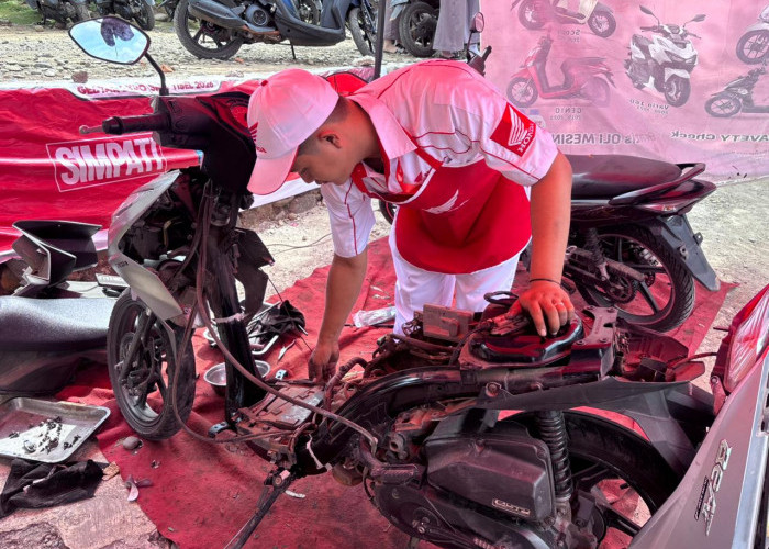 Siswa Binaan Jadi Mekanik Servis, HOLAHOOP Astra Motor Bengkulu Hidupkan Praktik Nyata di SMKN 3 Seluma