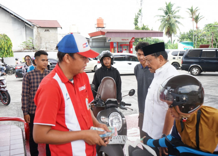 Wagub Bengkulu Tinjau SPBU, Pastikan Stok BBM Aman Jelang Idulfitri 1447 H