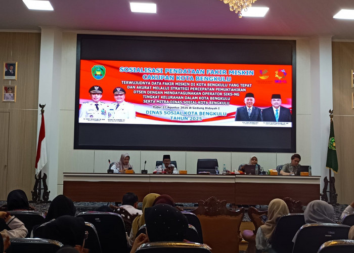 Libatkan BPJS dan BPS, Dinsos Bengkulu Ajak Kelurahan Perbarui Data Kemiskinan
