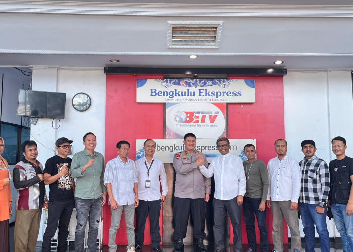 Perkuat Sinergi Kepolisian dan Media, Waka Polda Bengkulu Sambangi BEMG