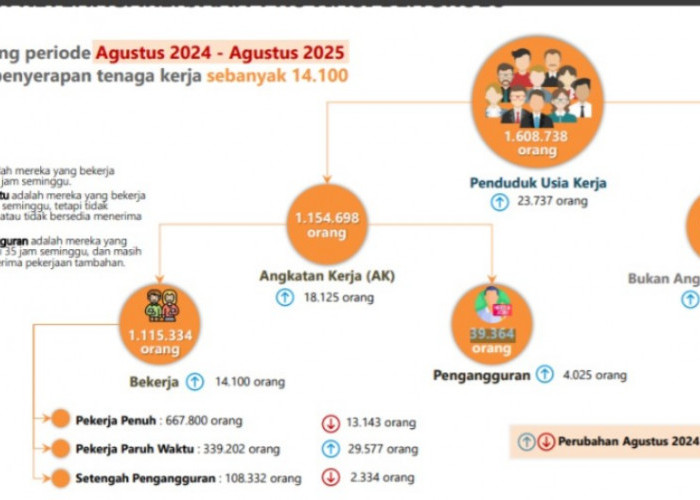 39.364 Orang di Bengkulu Jadi Pengangguran, Kota Bengkulu Tertinggi