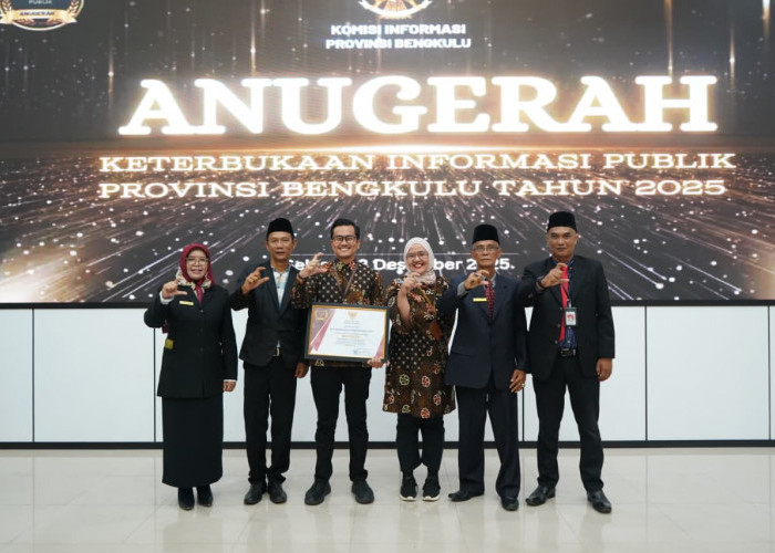 Hattrick! BPK Provinsi Bengkulu Kembali Sabet Predikat Informatif dengan Nilai Tertinggi di 2025