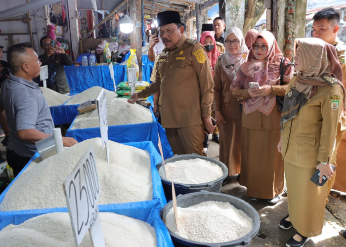 Wagub Mian Kaget Liat Pasar Panorama, Auning Bagus Tapi Sepi Pedagang 