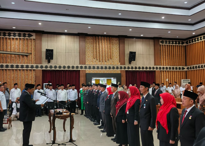 Perkuat Kabinet, Wagub Mian Lantik 14 Kepala OPD Pemprov Bengkulu