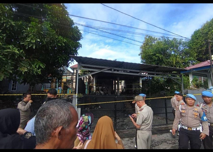 Polresta Lakukan Investigasi Penyebab Kebakaran di Kebun Keling Kota Bengkulu