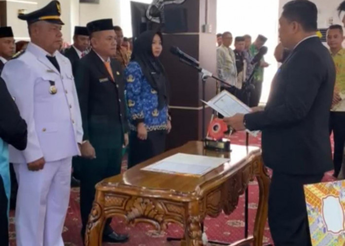 Isi Posisi Kosong, Sekda Kaur Lantik 33 Pejabat Eselon III dan IV