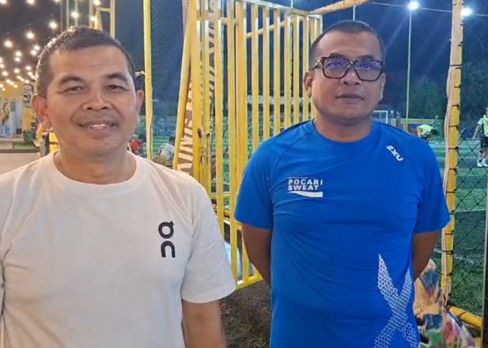 Polresta Bengkulu dan Wartawan Perkuat Sinergi Lewat Minisoccer Bersama