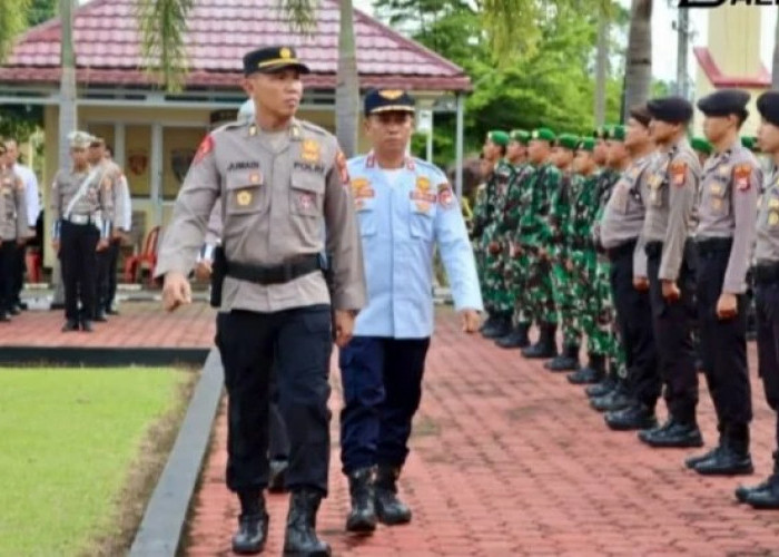 Polres Mukomuko Gelar Apel Pasukan, Siap Amankan Arus Mudik Idul Fitri 2025