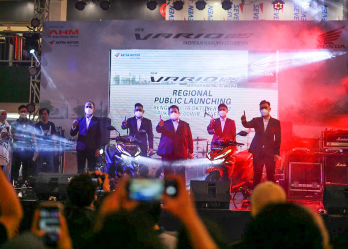 Meriah, Launching New Vario 125 Mengguncang Bengkulu