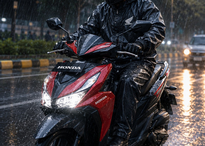 Tips Cari Aman Saat Naik Motor di Musim Hujan Tak Menentu, Keselamatan Tetap Prioritas Utama
