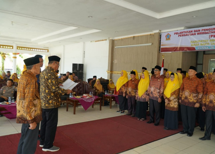 Sekda Lantik Pengurus PWRI Bengkulu Selatan 2025–2030