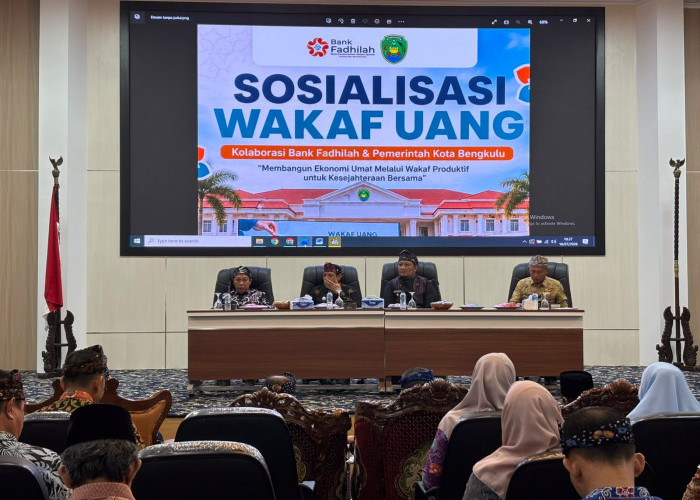 Wali Kota Bengkulu Komitmen Dorong Wakaf Uang untuk Bantu Anak Yatim