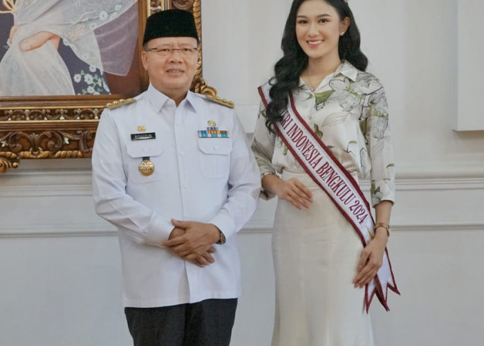 Gubernur Rohidin Ajak Warga Bengkulu Dukung Nabila Putri Bintadytama di Ajang Puteri Indonesia