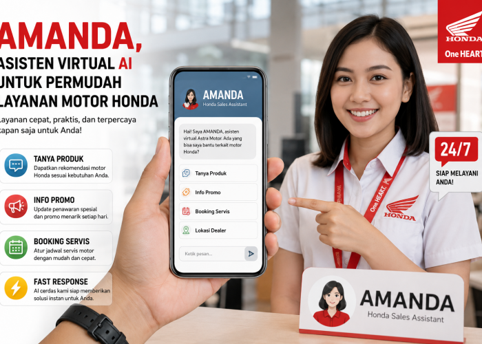 Tanya Seputar Motor Honda Lewat AMANDA: Asisten Virtual AI untuk Permudah Layanan Konsumen