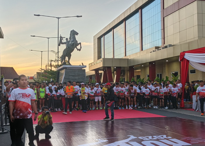 Ribuan Pelari Ramaikan Bhayangkara Fun Run 2025 Polda Bengkulu, Semarak HUT ke-79 Polri