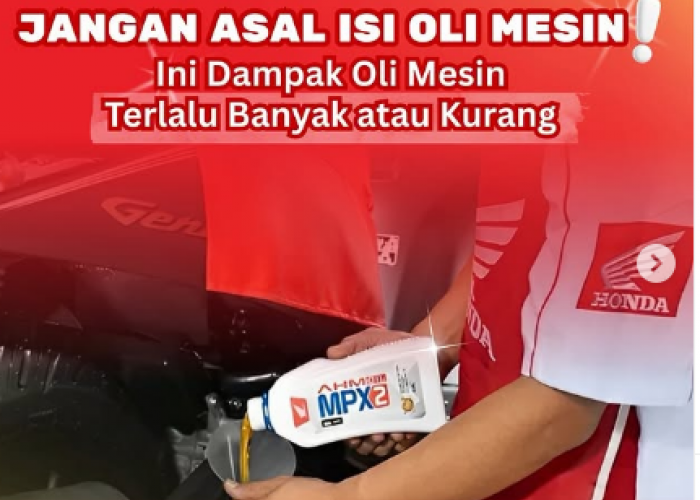 Astra Motor Bengkulu Edukasi Pentingnya Takaran Oli Mesin yang Tepat untuk Sepeda Motor