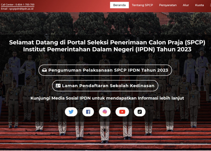 Daftar Jumlah Kuota IPDN 2023 Per Provinsi, Jawa Timur Paling Banyak, Cek Syarat Pendaftaran