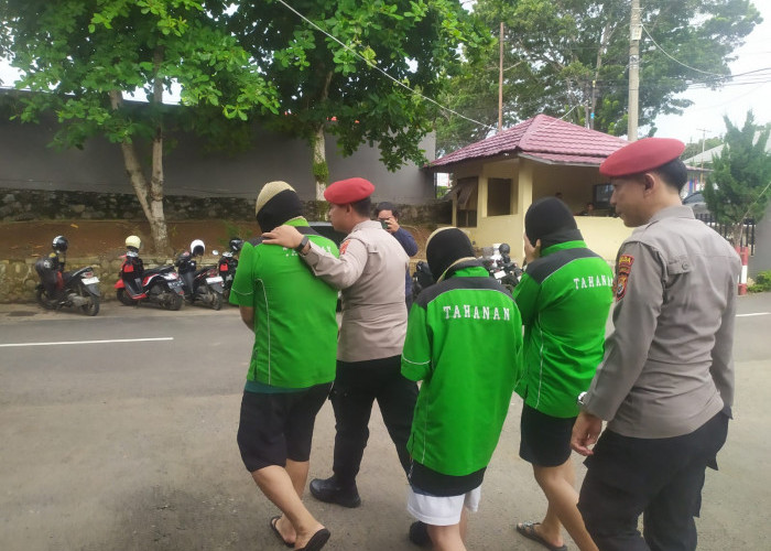 Jajakan Korban Melalui Aplikasi Hijau, 4 Mucikari di Bengkulu Ditangkap Polisi