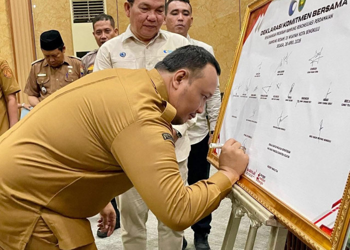 Pemkot Bengkulu Canangkan Kampung REDAM, Wawali Tekankan Gerakan Moral Perdamaian