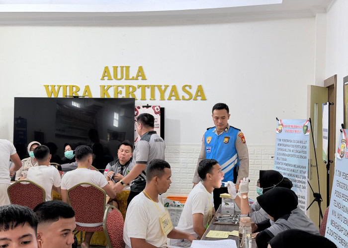 173 Casis Bintara Ikuti Tes Kesehatan Tahap I di Polda Bengkulu, Seleksi Dijamin Transparan