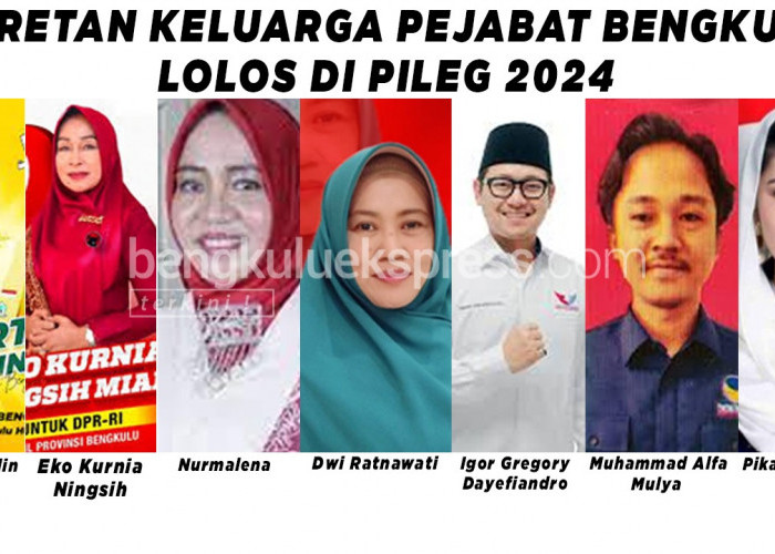 Daftar Istri dan Anak Pejabat di Bengkulu Sukses Raih Kursi Legislatif, Libas Suara Ketua Partai dan Incumbent