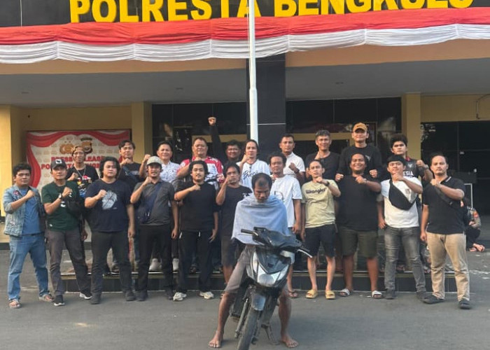 Buron 8 Bulan di Sumbar, Pelaku Curanmor Ditangkap di Kota Bengkulu