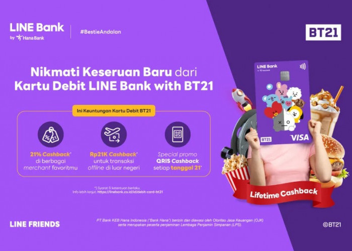 Miliki Kartu Debit BT21 Menggemaskan di LINE Bank! Cek Syarat dan Cara Mengajukannya