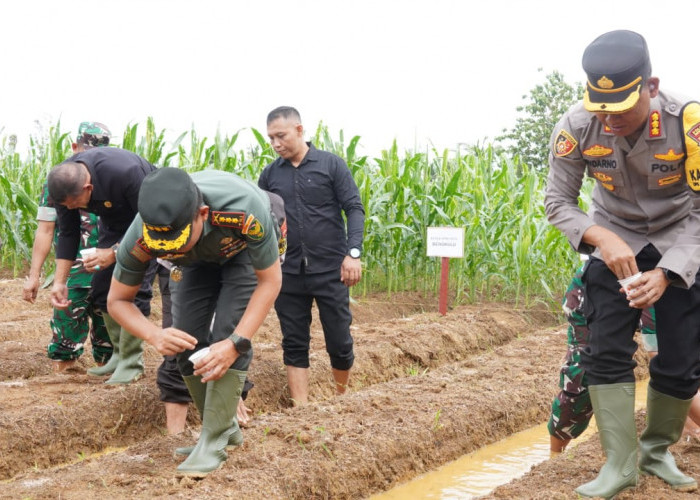 Polresta Bengkulu Ikut Serta Menyukseskan Penanaman 1 Juta Hektare Jagung