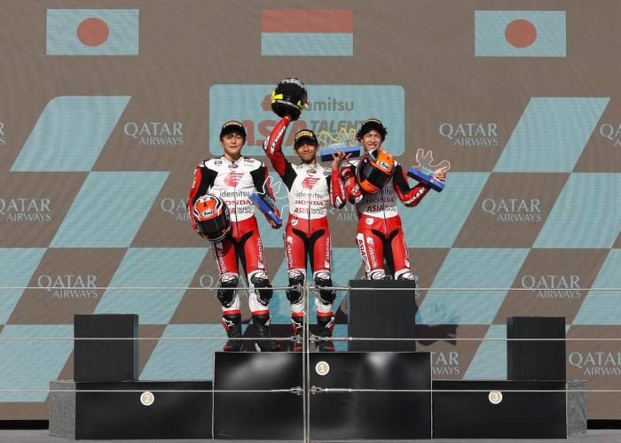 Raih Podium Tertinggi, Pebalap Astra Honda Lanjutkan Kejayaan di Asia Talent Cup Qatar