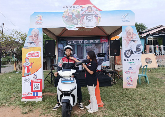 Astra Motor Bengkulu Gelar Mini Launching Honda Scoopy di Tiga Lokasi, Meriah dengan Lomba dan Edukasi Safety 