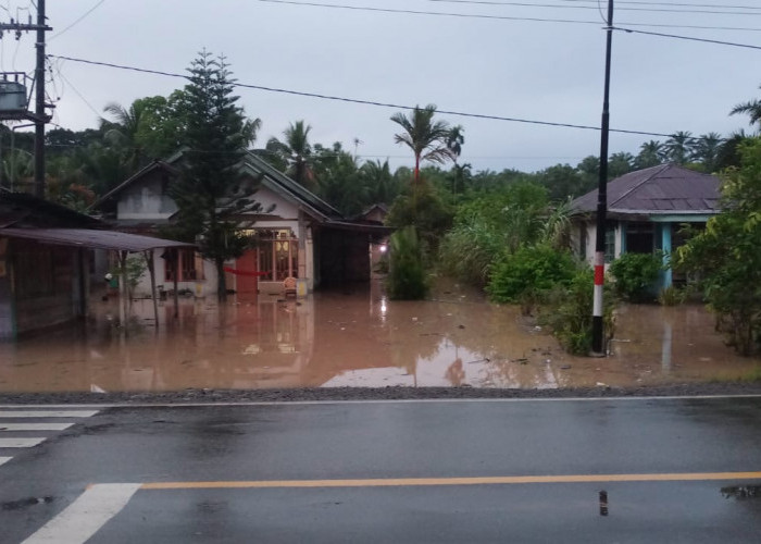 Banjir dan Longsor, Puluhan Rumah Terendam, 1 Desa Terisolir 