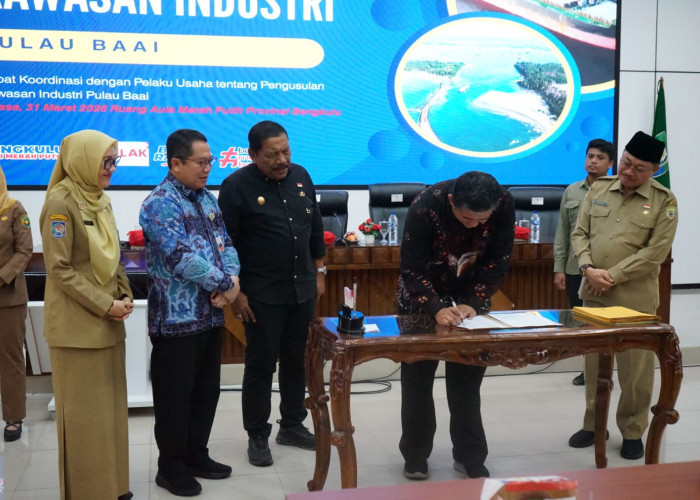 Pemprov Bengkulu Himpun Pelaku Usaha, Dorong Kawasan Industri Pulau Baai