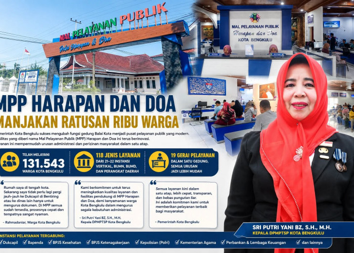 MPP Harapan dan Doa, Wujudkan Pelayanan Publik Terpadu yang Cepat dan Mudah di Kota Bengkulu