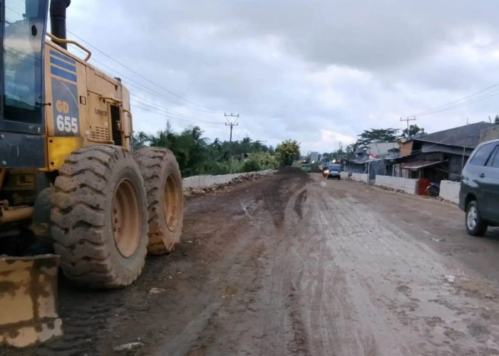 Akses Jalan Sukamerindu–Tanjung Agung Ditutup Total Selama 24 Jam