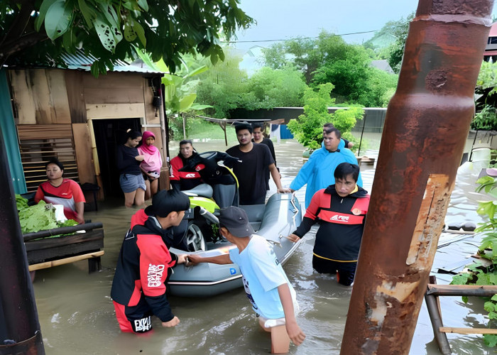 Hujan Semalaman, 18 Titik di Kota Bengkulu Terendam Banjir