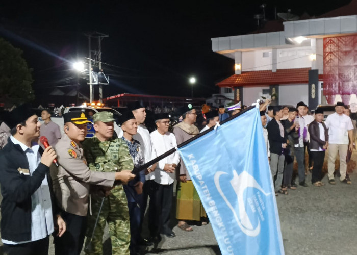 Bupati Bengkulu Utara Lepas Pawai Takbir Keliling